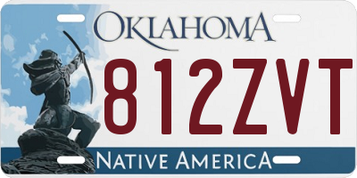 OK license plate 812ZVT