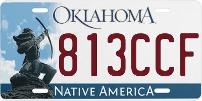OK license plate 813CCF