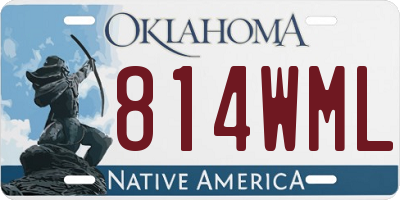 OK license plate 814WML