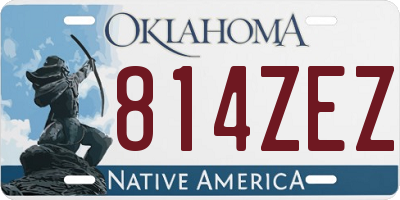 OK license plate 814ZEZ