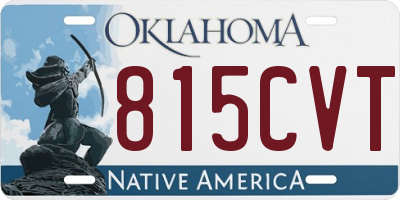 OK license plate 815CVT