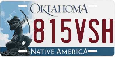 OK license plate 815VSH