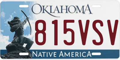OK license plate 815VSV