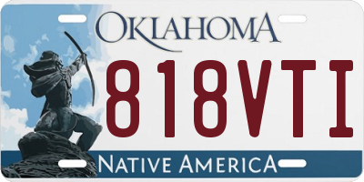 OK license plate 818VTI