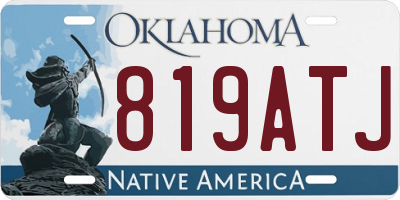 OK license plate 819ATJ