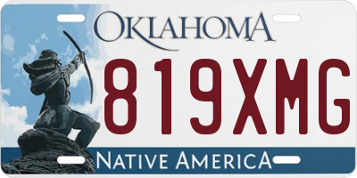 OK license plate 819XMG