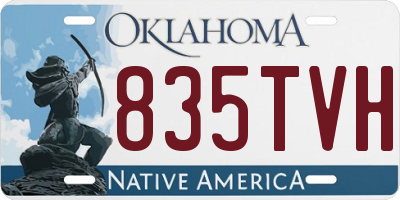 OK license plate 835TVH