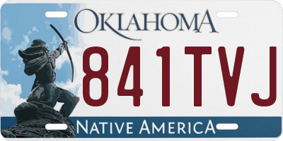OK license plate 841TVJ