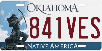 OK license plate 841VES