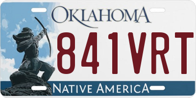 OK license plate 841VRT