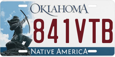 OK license plate 841VTB