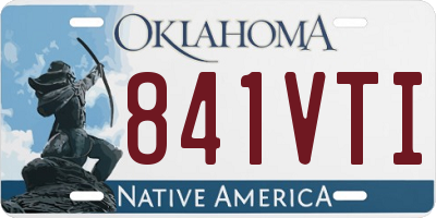 OK license plate 841VTI