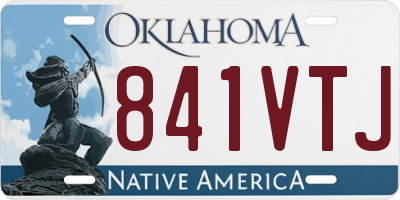 OK license plate 841VTJ