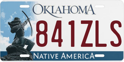 OK license plate 841ZLS