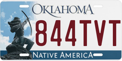 OK license plate 844TVT