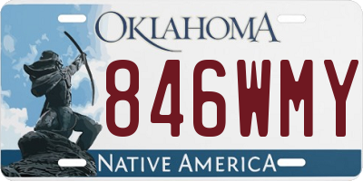 OK license plate 846WMY