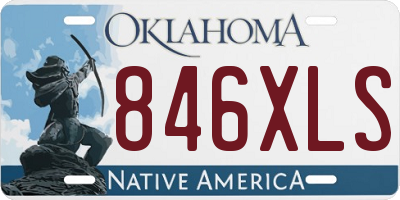 OK license plate 846XLS