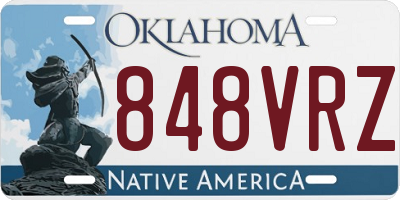 OK license plate 848VRZ