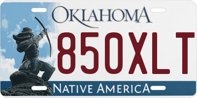 OK license plate 850XLT