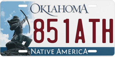 OK license plate 851ATH