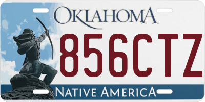 OK license plate 856CTZ