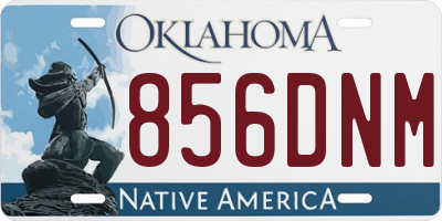 OK license plate 856DNM