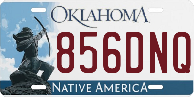 OK license plate 856DNQ