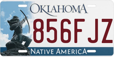 OK license plate 856FJZ