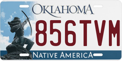 OK license plate 856TVM