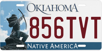 OK license plate 856TVT