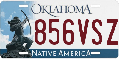 OK license plate 856VSZ