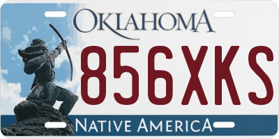 OK license plate 856XKS