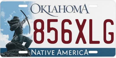 OK license plate 856XLG