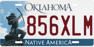 OK license plate 856XLM