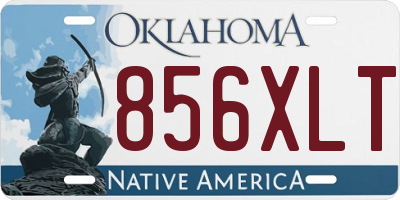 OK license plate 856XLT