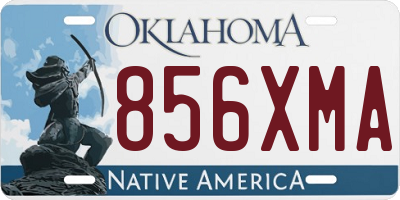 OK license plate 856XMA