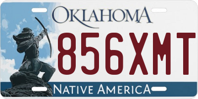 OK license plate 856XMT