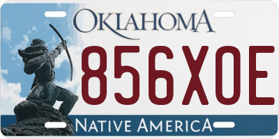 OK license plate 856XOE