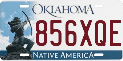OK license plate 856XQE