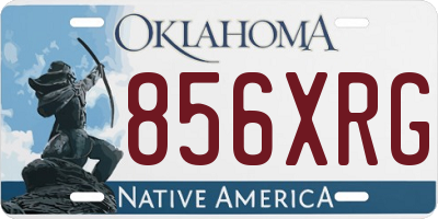 OK license plate 856XRG