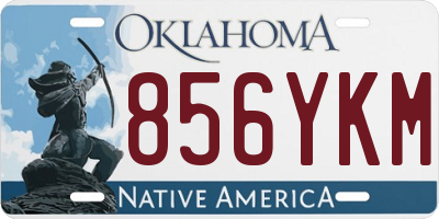 OK license plate 856YKM