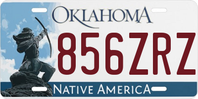 OK license plate 856ZRZ