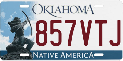 OK license plate 857VTJ