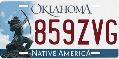 OK license plate 859ZVG