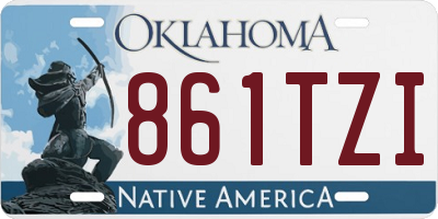OK license plate 861TZI
