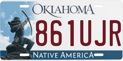 OK license plate 861UJR
