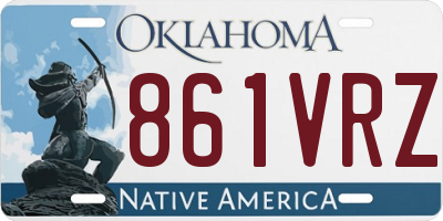 OK license plate 861VRZ