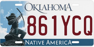 OK license plate 861YCQ