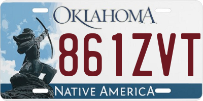 OK license plate 861ZVT