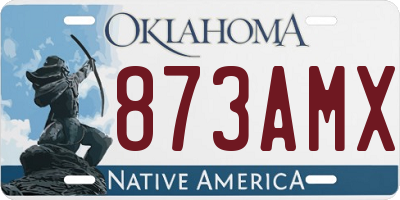 OK license plate 873AMX